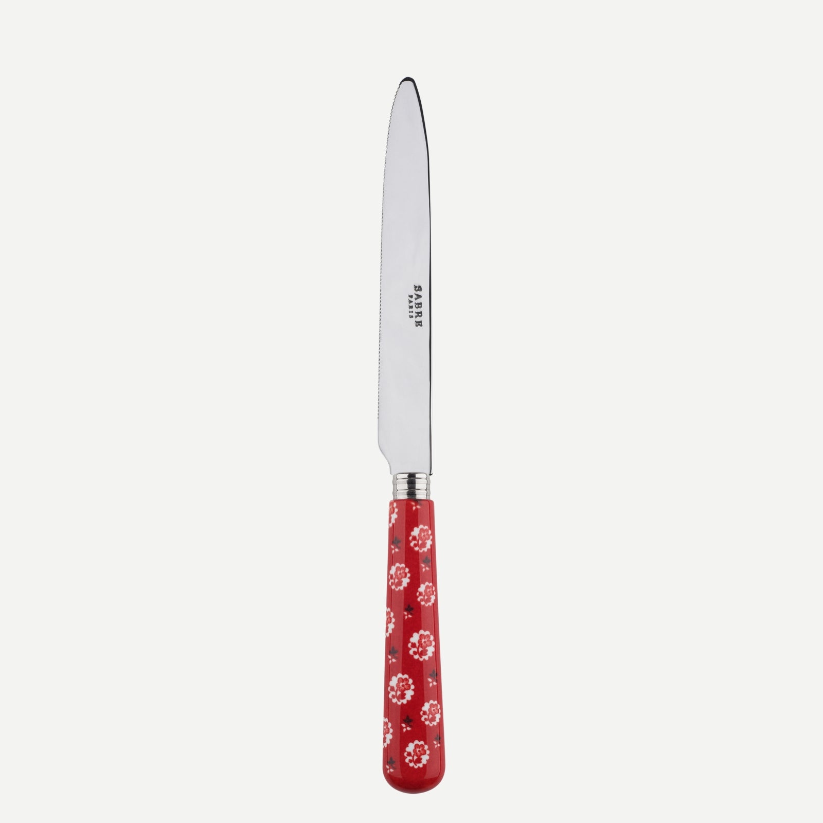 Messer mit Wellenschliff - Provençale - Rot