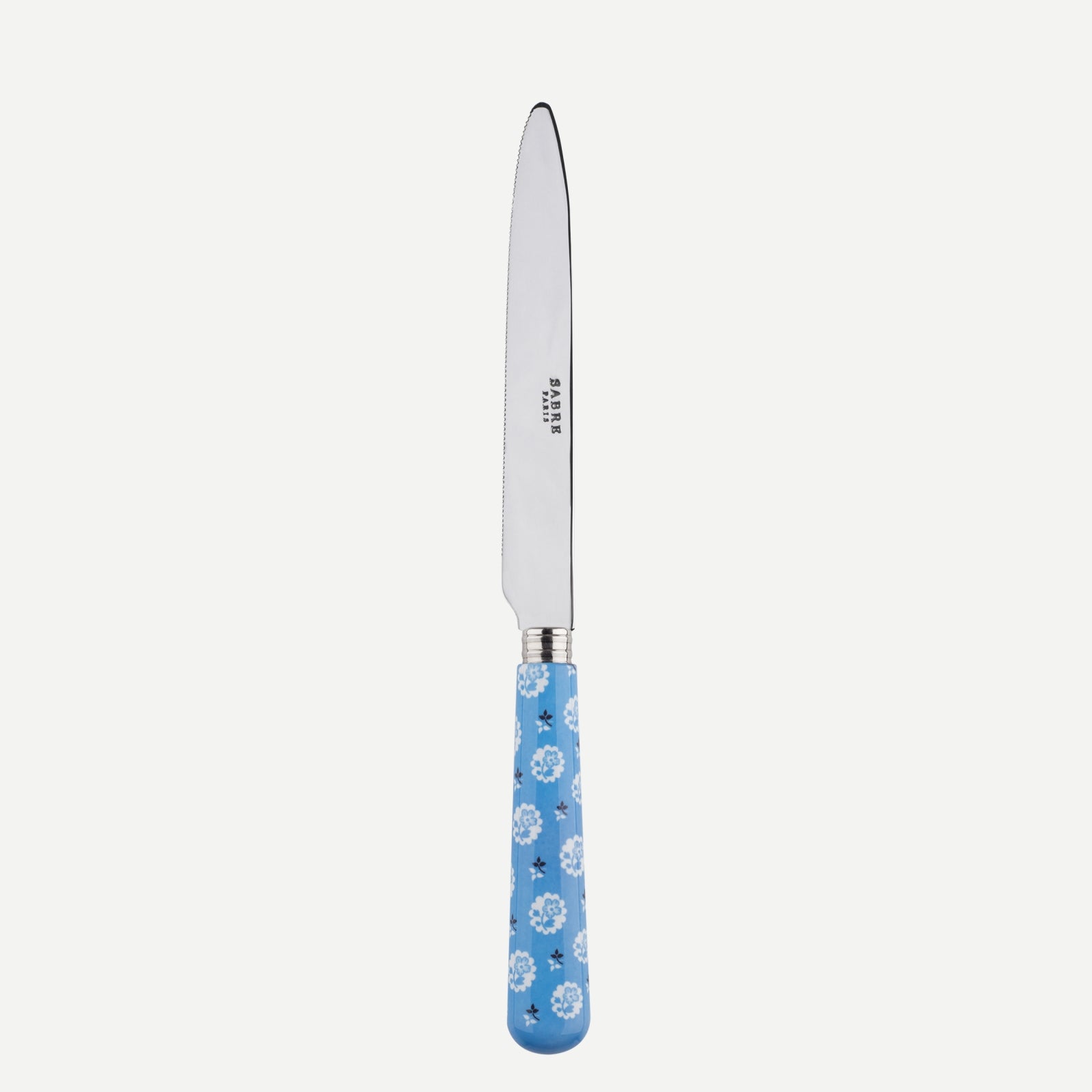 Messer mit Wellenschliff - Provençale - Hellblau